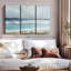 «Seashore Day», 3 pièces sur toile-98562845