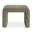 Banc cascade rembourré en polyester vert et brun clair H 18 po x P 15 po x l 24 po