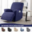 Housse pour fauteuil inclinable avec poches Wald-1356209215