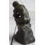 Miniature réplique figurine de bronze penseur Auguste Rodin penseur homme