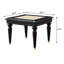 Table de bout carrée noire et beige Jonnatan