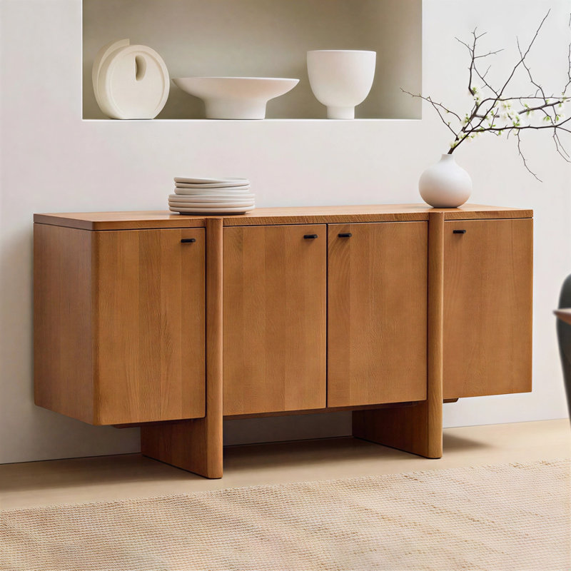 Minimalist Wooden Style Buffet Table