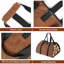 17cm W x 24cm D Fabric Log Store