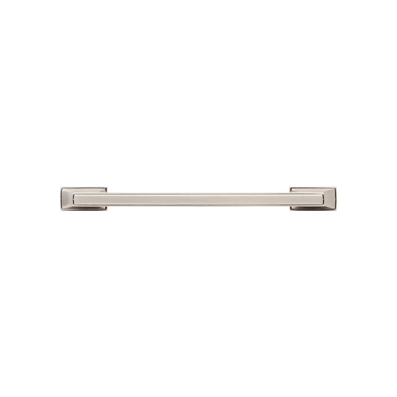 Brownstone Collection Handle Pull - Cabinet Pull - Transitional Hardware for Drawers & Cabinets, 6 5/16", Satin Nickel
