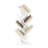 Furinno TREE Book Shelf, 7-Tier Bookshelf, Tree Bookcase for Room Decor, 8.4 x 15.7 x 39.4, for Living Room, Bedroom, Home Office, White-93557930-95356618