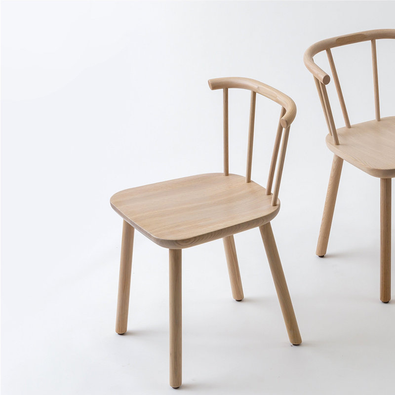 Studio Solid Wood Dining Chair, Oak Nature