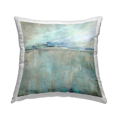 Hues Of The Sea View Outdoor Printed Pillow by Carol Robinson