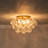 4-light Handcrafted Glass Bubble Semi-flush Mount