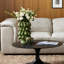 Grand vase vert moderne poires 12,4 pouces