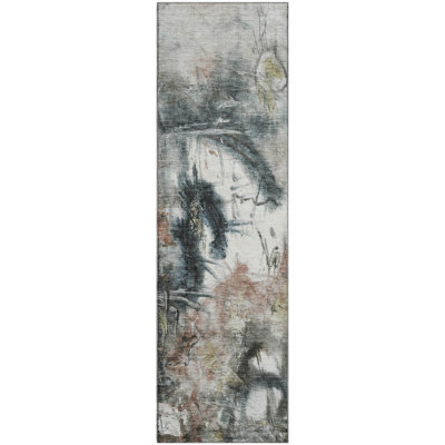 Premium Machine Washable Mayfield AMF2202 abstract Rug