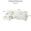 Canapé modulaire de 109 po - Canapé Cloud en forme de L | Siège profond surdimensionné de 29,9 po, repose-pieds mobile, chenille 3 places, 3 coussins, assemblage sans outil-1452482315