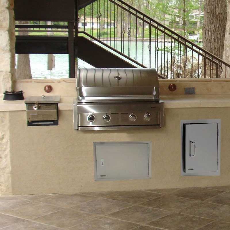 Bull Outdoor Products 1.5 in. W x 25.625 in. D Stainless Steel Access Door