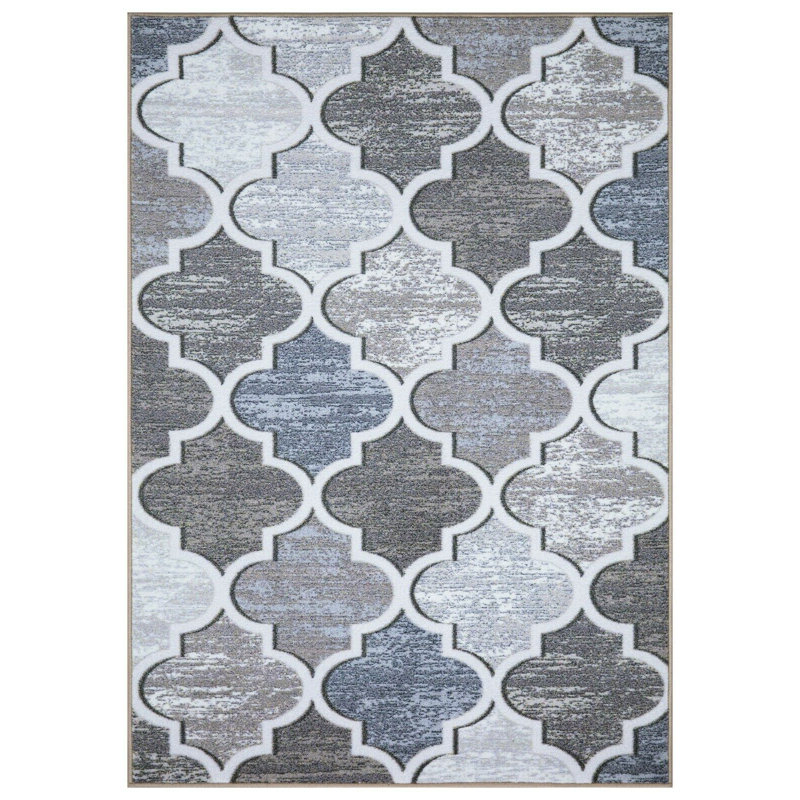 Avalbane Geometric Area Rug, Rectangle 200 x 290cm