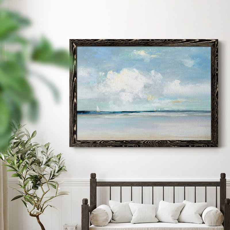 Summer Breeze - peinture sur toile encadrée, Noir, H 31 po x l 44 po x P 0,75 po
