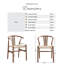 Carlton Solid Wooden & Rope Sculpted Dining Chairs - Elegant Scandi Inspired-1599426018