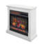 Aracel 23.63'' W White Electric Fireplace & Mantel Package