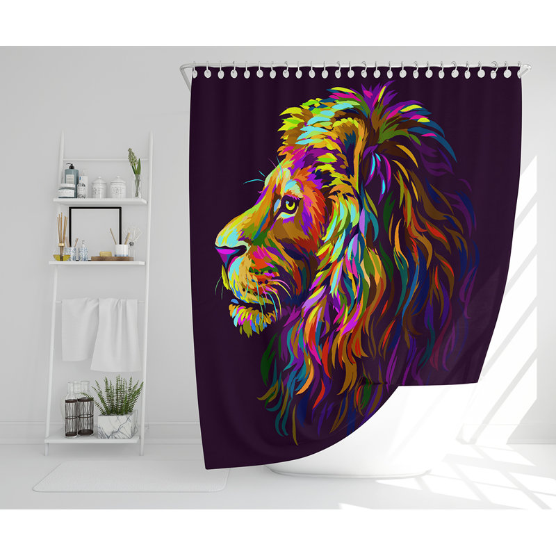 Ellalynn 13 Piece Polyester Shower Curtain Set