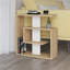 Table d'appoint moderne polyvalente, chêne Sonoma et blanc, 21,7 po x 22,4 po x 7,9 po | 100% panneau de particules enduit de mélamine, épaisseur: 0,7 pouce | Design élégant pour le salon, la chambre à coucher ou le bureau | Solution de mobilier polyvalente et fonctionnelle-694483335