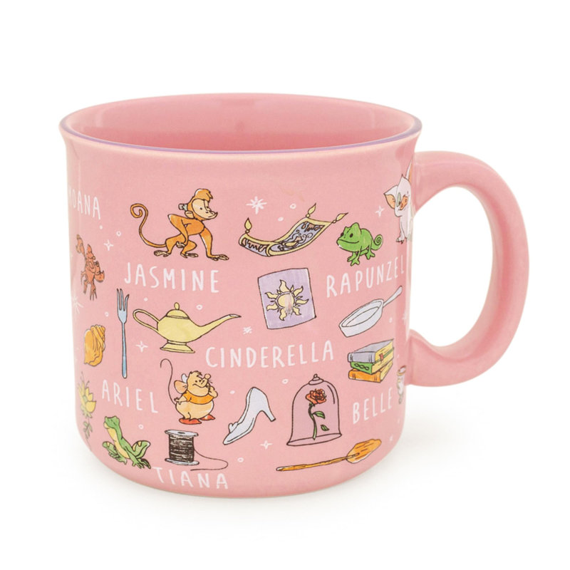 Grande tasse de camping en céramique Disney Princess Peut contenir 20 onces