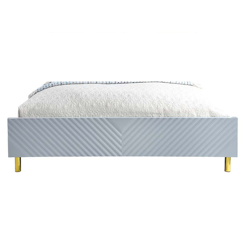 Pied de lit Gaines, Grand, Gris
