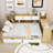 L-Shape Daybed with Ample Storage and Study Desk-1888240267-1888240265