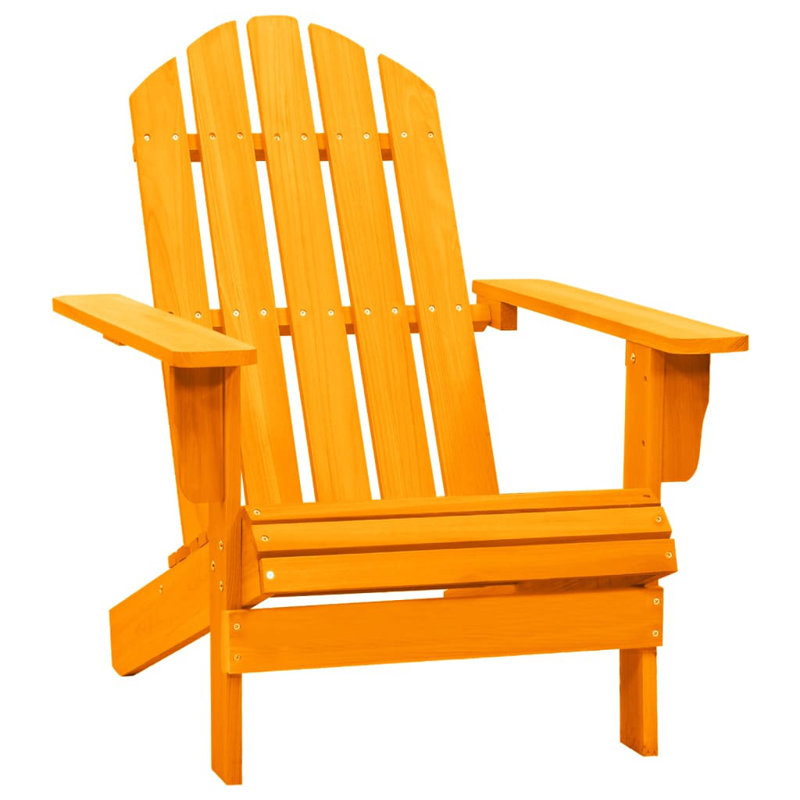 Tackett Outdoor Single Sun Lounger, Orange