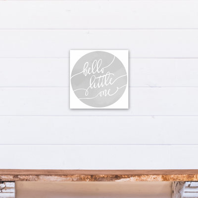 Algernon Text & Numbers Canvas Art