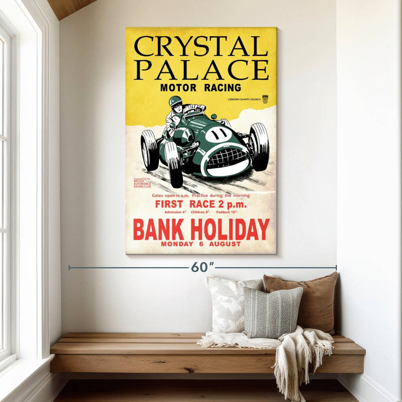 Sireci Crystal Palace Racing II, 51" H x 34" W