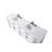 84 inch Double Bathroom Vanity in White-333765153