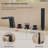 Roman Tub Faucet with Hand Shower, Waterfall Tub Filler Deck Mount-79598559