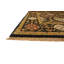 Silver Screen Hand Knotted Wool Area Rug in Black/Beige/Red-50943531