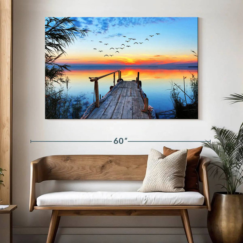 Aletra Dock Sunset, 34" H x 51" W