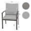 Chaise de patio avec coussin Jeitt