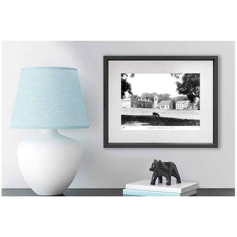 Mapleton, Okeover Hall C1955 - Single Picture Frame Print, 45cm H x 60cm W x 2.3cm D