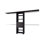 Système d'organisation modulaire pour garde-robe avec tringles de suspension