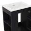 Meuble-lavabo pratique de 24 po avec lavabo - Comprend une armoire avec tablette de porte et un espace de rangement latéral ouvert-1327013722