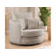 Ted I Upholstered Swivel Armchair-1821392540