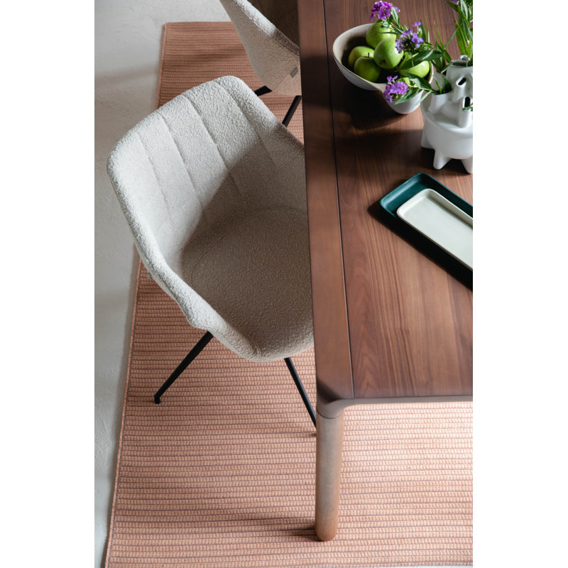 Waves Wool Striped Area Rug, Rectangle 5'7" x 7'10"