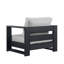Fauteuil d'extérieur en aluminium 37,40 po Hoyt-1699391003-1687941096