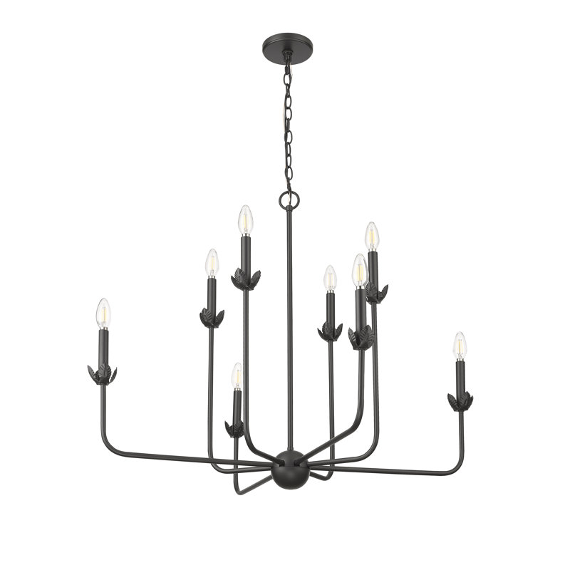 Lustre à intensité variable 8 lumières Freesia