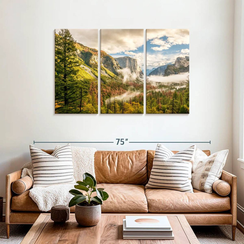 Alvord Scenic Yosemite Valley, H 36 po x l 57 po