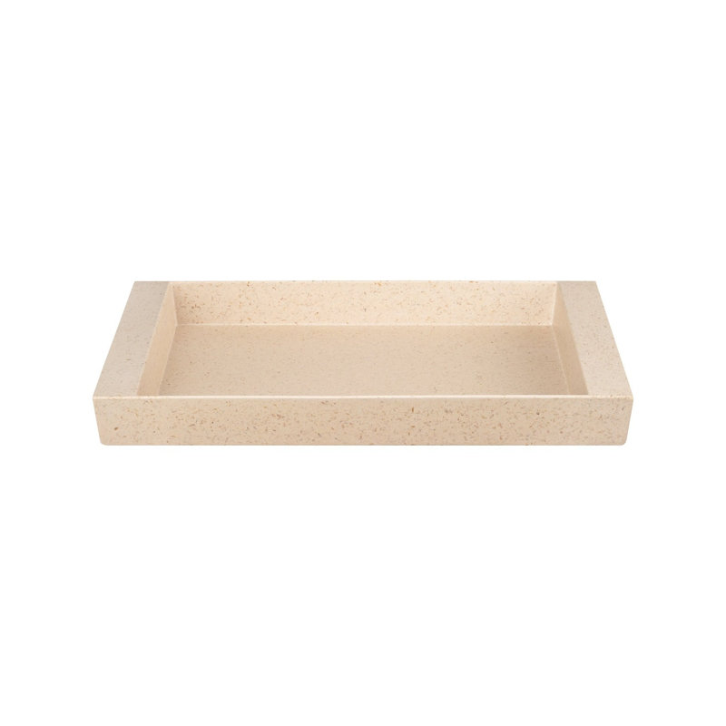 KANKYO Recycled Bamboo Tray Moonbeam (cream), Beige