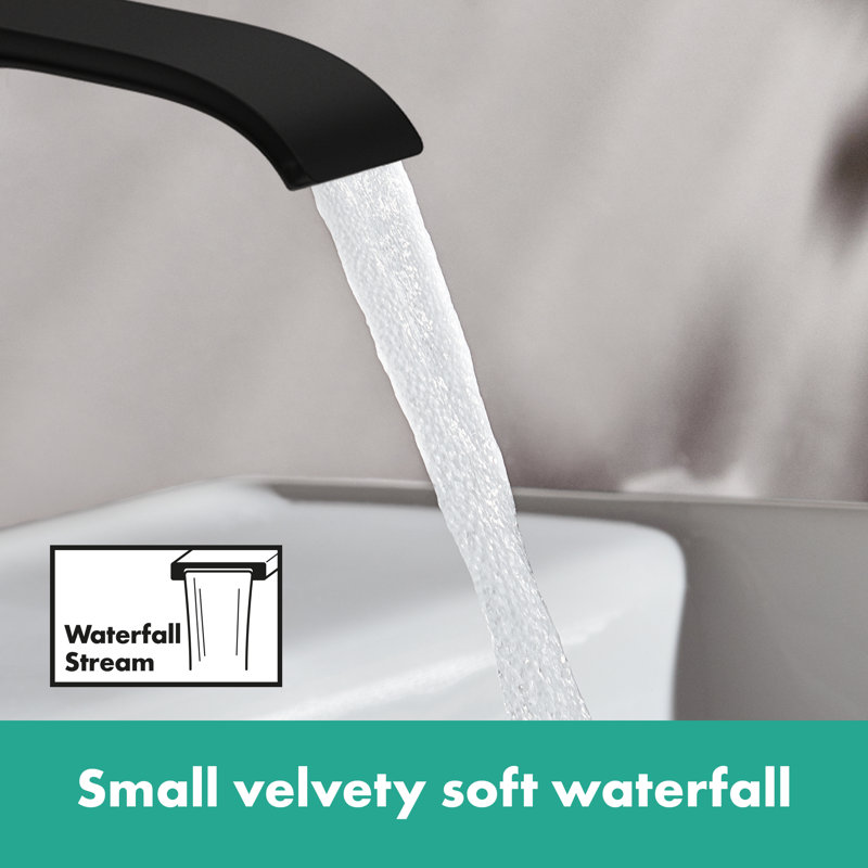 Hansgrohe Vivenis Single-hole Faucet 80 with Pop--Up Drain, 1.2 GPM, Matte Black