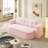 Boneless 78.7" Compression Modern 2-in-1 Foldable Sofa with Functional Blanket and 2 Soft Pillows-40038277