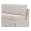 Fable Slipcover Dining Bench Beige