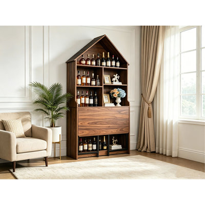 Bureau d'artisanat pliant avec tablettes de rangement, bureau convertible dissimulé en bibliothèque, bureau pliable avec rangement, bureau de disparition pour petits espaces, table de bricolage multifonctionnelle, bureau de coiffeuse