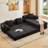 107'' Folding Cloud sofas Modular Sectional Sofa, DIY ,No Assembly-1669160508