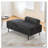 49.6" Wide Upholstered Bench with Adjustable Back-971028148