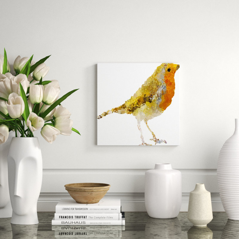 Feathered Mosaic I Print by Emma Brooks, Glass Coat