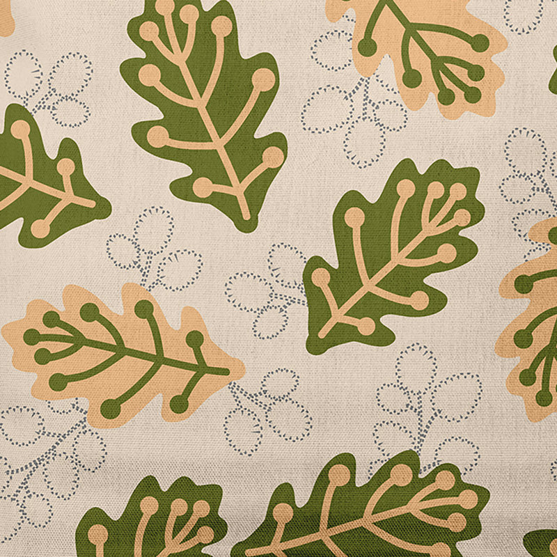 Coussin décoratif rétro Retro, Olive